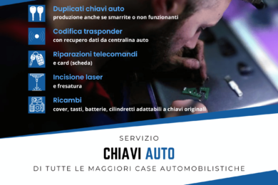 DUPLICAZIONE CHIAVI AUTO